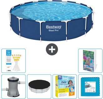 Bestway Piscina Bestway Steel Pro Redonda - 396x84 Cm - 7-piezas S276