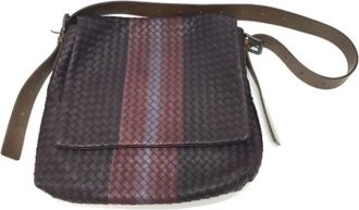 Bottega Veneta Tweedehands leren schoudertassen - Dames - Vintage Schoudertas - Bruin - ONE Size - Leer - Vintage
