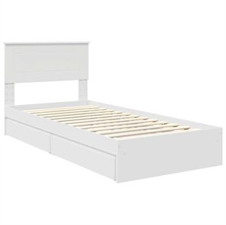 vidaXL Cama Con Almacenamiento 90 X 200 Cm Madera De Ingenier&iacute;a Vidaxl