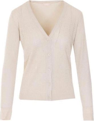 Liu Jo Cardigan in maglia - Dames - Vesten - Beige - M - Truien & Vesten