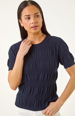 Roman Texture Knitted Top