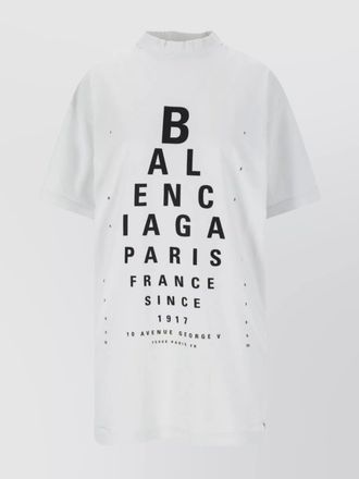 Tシャツ・カットソー BALENCIAGA Men T Shirts 787349TRVB7 9081 WHITE Balenciaga Large Fit T-shirt | Man T-shirts White Xxl