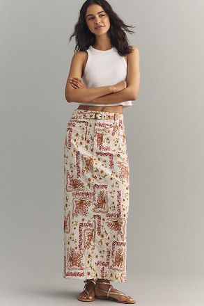 Maeve Colette Belted Maxi Skirt by Maeve