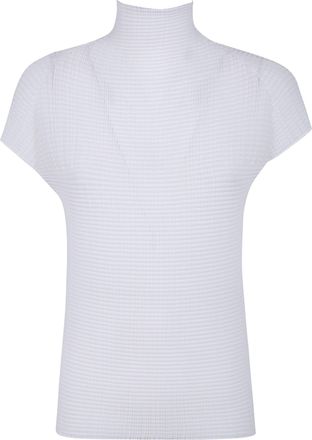 Issey Miyake Wooly Pleats Bk Wt 66 Shirt