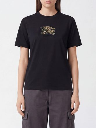 Burberry T-shirt in cotone slim fit con logo Equestrian Knight