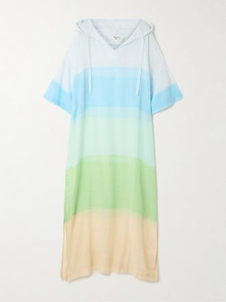 Lemlem Abito In Misto Cotone A Righe Con Cappuccio Beritu - Multicolore