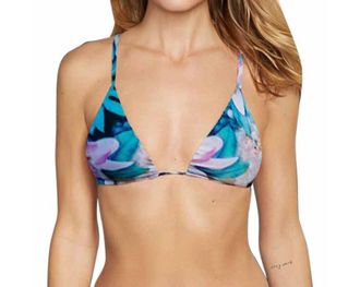 Stone Fox Swim Triangle Bikini Top In Sfs Wonderland