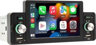 OEM Autorradio 1 Din Swm 160w 5 Pulgadas Bluetooth/carplay/android Auto Inal&aacute;mbrico/usb Negro