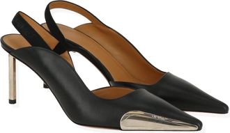 Off-white Off White Womens Black/Silver Pump