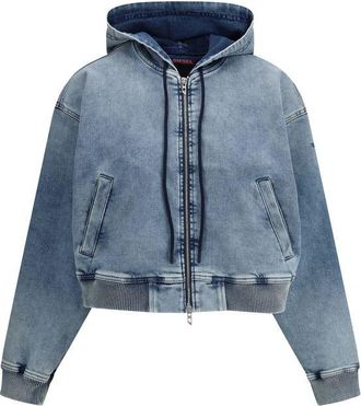 Diesel Blue Cotton Womens Sweatshirt