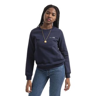 A.P.C. A.p.c., Dames, Sweatshirts & Hoodies, Blauw, Maat: XS Katoen