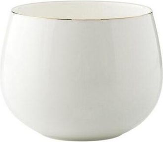 Lene Bjerre Suppen- und Getreideschale Clara mit Goldrand ø 12 cm (6 Stück) - Weiss/Gold