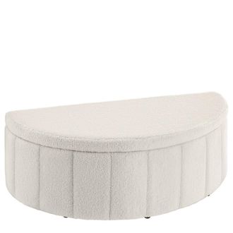 TecTake Upholstered Bench Moon in Cream