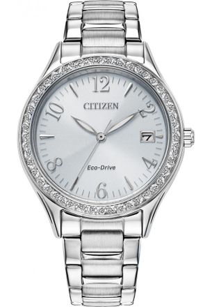 Citizen Womens EO1181-55A Ladies Classic Watch - Silver - One Size