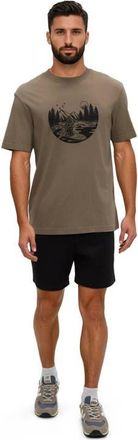 tentree Regenerative Lake Life Portal T-Shirt in Clay/meteorite Black at Nordstrom, Size X-Large