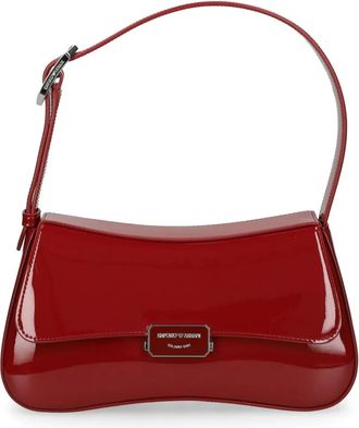 Emporio Armani Borsa a spalla con fibbia - Rosso