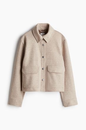 H&M Jacke mit Knopfleiste - Beige