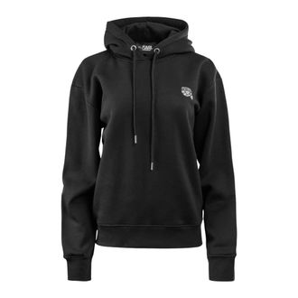 Karl Lagerfeld Hoodies & sweatvesten, Dames, Zwart, XL, Iconic 2.0 Dames Sweatshirt