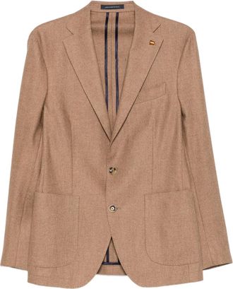 Sartoria Latorre Blazer met enkele rij knopen - Bruin