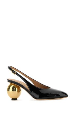 Ferragamo 01k4437848791c Nerobiscotto Upper: Bos Taurus Scarpe Con Tacco High Heel Shoes