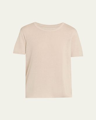 Majestic Filatures Machine Washable Cashmere Crewneck T-Shirt