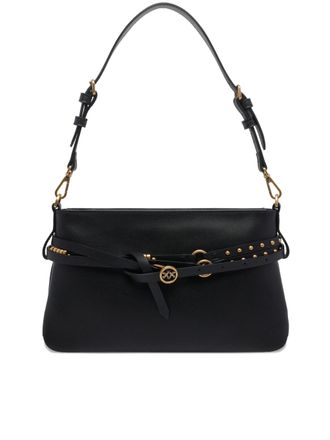 Pinko Mini Structured Studded Shoulder Bag