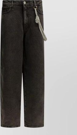 Pinko high-rise wide-leg jeans