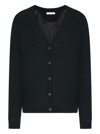 The Row Liberty buttoned cardigan - women - Cashmere - L - Black