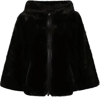 Pinko Cadetia Polyamide Flowing Hooded Cape