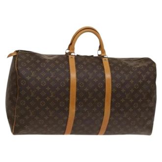 Louis Vuitton Pre-owned Weekend Bags, female, Brown, Size: ONE SIZE Pre-owned Weekend Bag