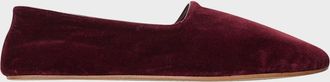 The Row Ponti Velvet Slippers