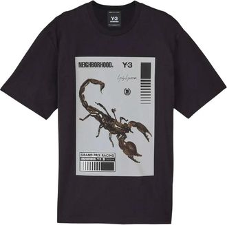 adidas Neighborhood Graphic Tee - Heren - Sportshirts - Zwart - S - Katoen - Fitness