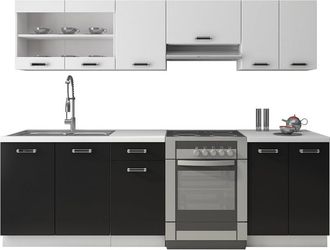Habitat et Jardin Habitat Et Jardin - Conjunto De Cocina Tucson 161, 240x60cm, Encimera, Aglomerado Laminado