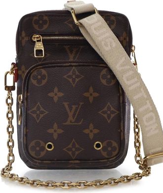 Louis Vuitton Portacellulare a tracolla Utility con monogramma 2021-2025 - Marrone