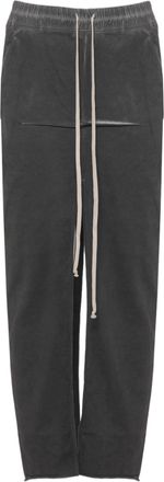 Rick Owens Cotton Skirt With Drawstring Waist And Unique Splits