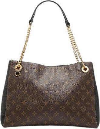 Louis Vuitton Pre-owned Surene MM - Dames - Vintage Schoudertas - Bruin - ONE Size - Leer - Vintage