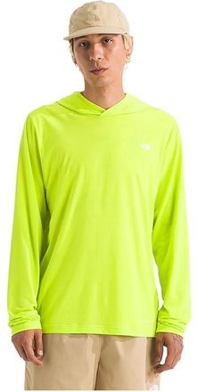 The North Face Adventure Sun Hoodie Mens Clothing Fizz Lime : 2XL, Elastane/Polyester