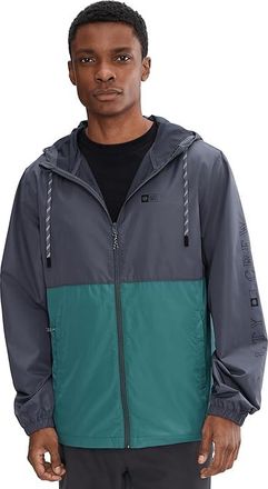 Salty Crew Surface Windbreaker Mens Jacket Magnet : 2XL, Mesh/Polyester