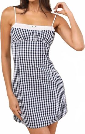 Nia Serrano Mini Dress In Navy