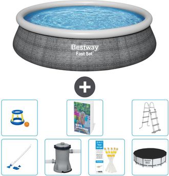 Bestway Piscina Bestway Fast Set Redonda - 457x107 Cm - 8-piezas S443