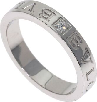 Bulgari White Gold (18K) Band Ring (Pre-Owned)