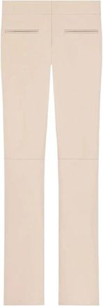 Courr&egrave;ges High-Waisted Sculpted Leg Broeken - Dames - Slim Fit Broeken - Beige - S - Broeken