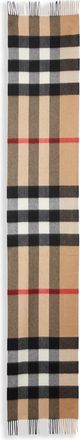 Burberry vintage check cashmere scarf - unisex - Cashmere - OS - Brown