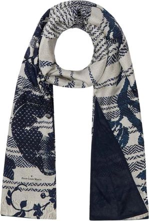 Pierre-Louis Mascia Aloesta Zijden Sjaal - Dames - Zijden sjaals - Blauw - ONE Size - Accessoires