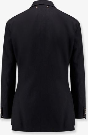 Golden Goose Womens Blazer Diva Black Virgin Wool Blazers Jacket