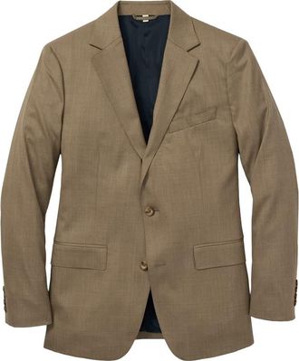 Bonobos Jetsetter Slim Fit Tan M&eacute;lange Stretch Wool Sport Coat at Nordstrom, Size 38 Regular