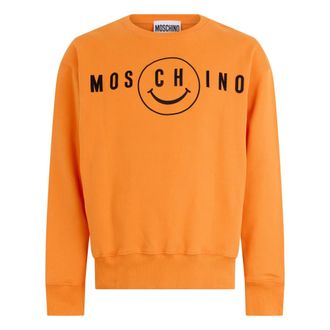 Moschino Hombre, Sudaderas, Naranja, Talla: S