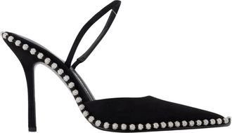 Alexander Wang Tia Slingback - Dames - Pumps - Zwart - 35 EU - Leer - Schoenen