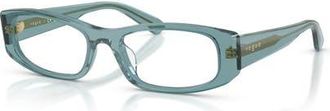 Vogue Eyewear 51mm Rectangle optical glasses in Blue at Nordstrom