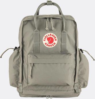 Fjällräven Womens Fjallraven Kanken Outlong Unisex Backpack - Fog 021 - Grey - Size: ONE size